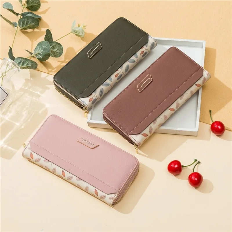 New Korean Womens Wallets and Purses Pink Long Clutch Wallet Ladies Card Holder Floral PU Zipper Purse Carteira Feminina
New Korean Womens Wallets and Purses Pink Long Clutch Wallet Ladies Card Holder Floral PU Zipper Purse Carteira Feminina
