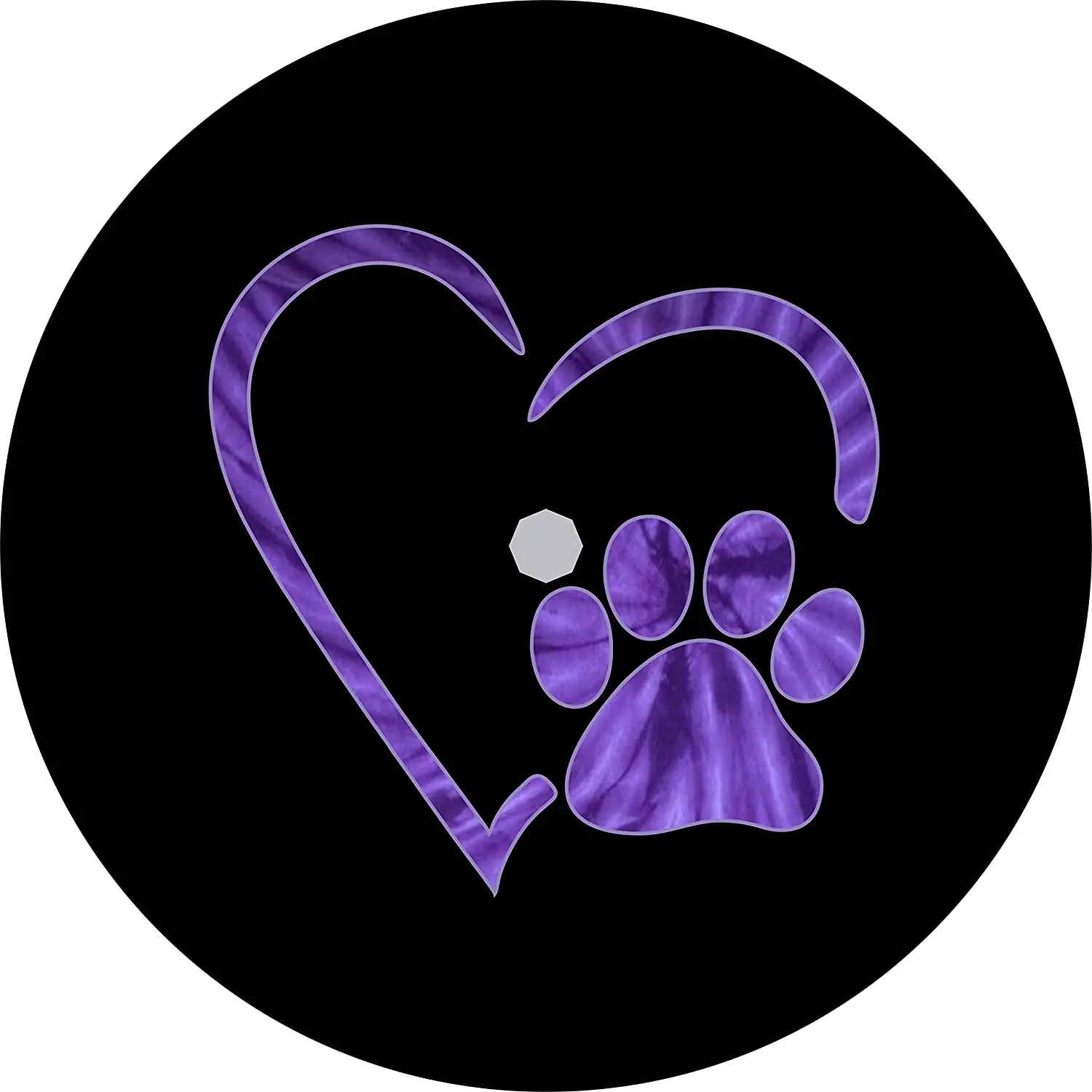 TIRE COVER CENTRAL Paws Love Purple Tie Dye Heart Spare Tire Cover (Select tire Size/Back up Camera in MENU) Custom
TIRE COVER CENTRAL Paws Love Purple Tie Dye Heart Spare Tire Cover (Select tire Size/Back up Camera in MENU) Custom