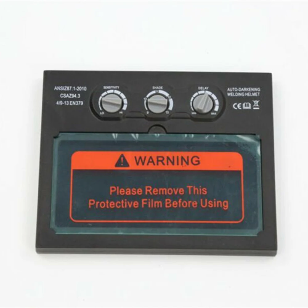 CNC Welding Lens Solar panel Automatic dimming Welding helmet Shading tool DIN 4
CNC Welding Lens Solar panel Automatic dimming Welding helmet Shading tool DIN 4