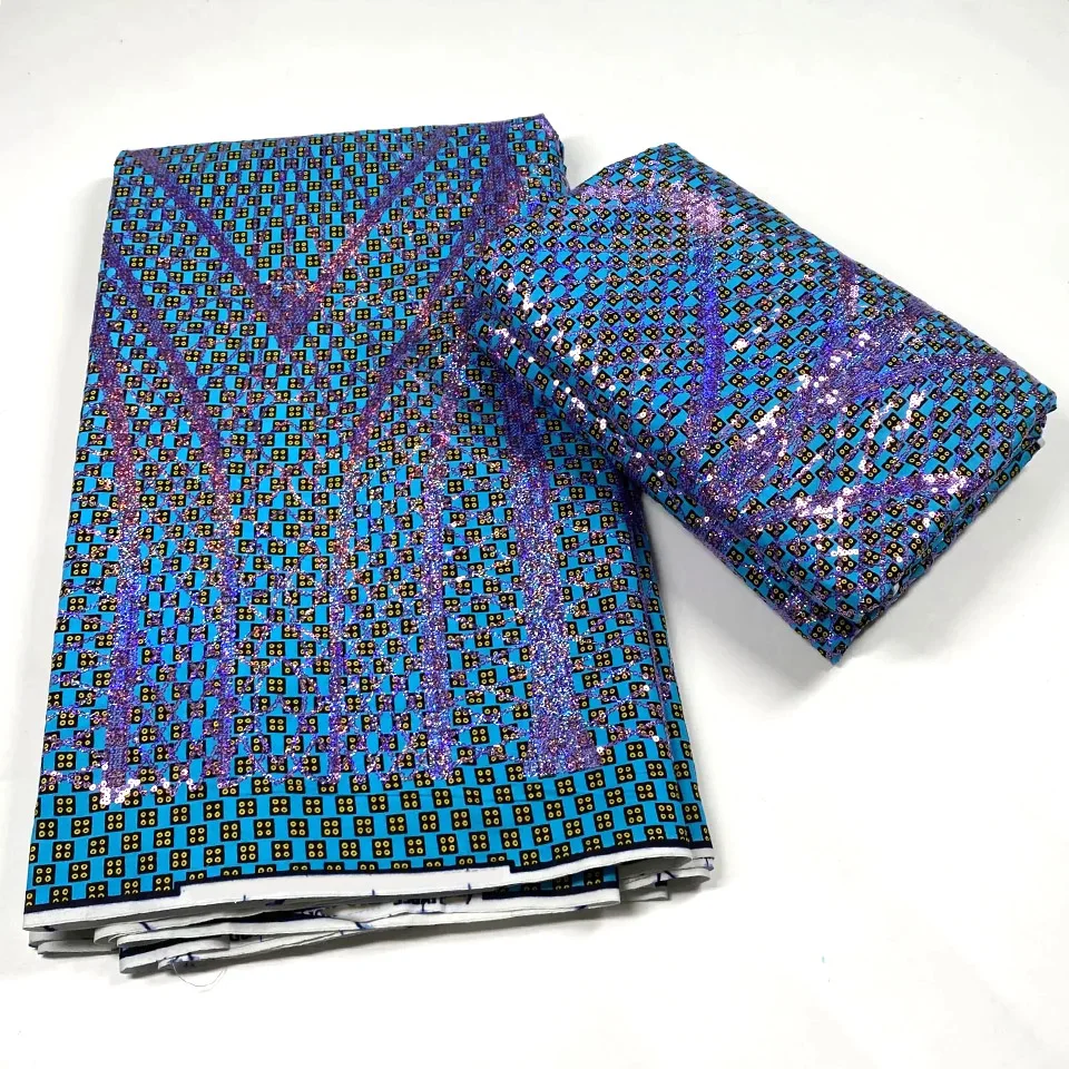 Latest Sequins African Fabrics 100% Cotton Batiki Wax Prints Kitenge/Pagnes/Kikwembe Embroidered Sequins DFL-9 
Latest Sequins African Fabrics 100% Cotton Batiki Wax Prints Kitenge/Pagnes/Kikwembe Embroidered Sequins DFL-9