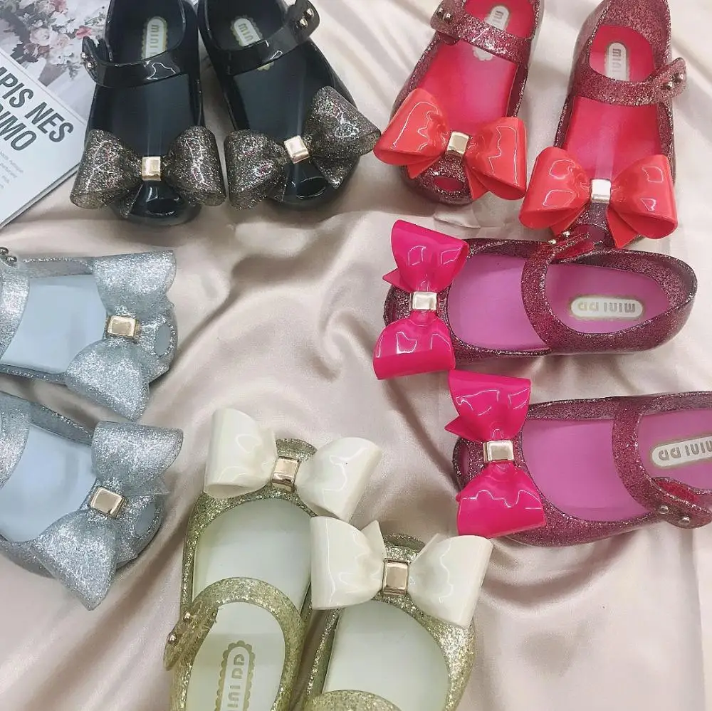 Мини DD Mini Melissa 2020 новые женские сандалии-желе летние сандалии с бантом Мелисса