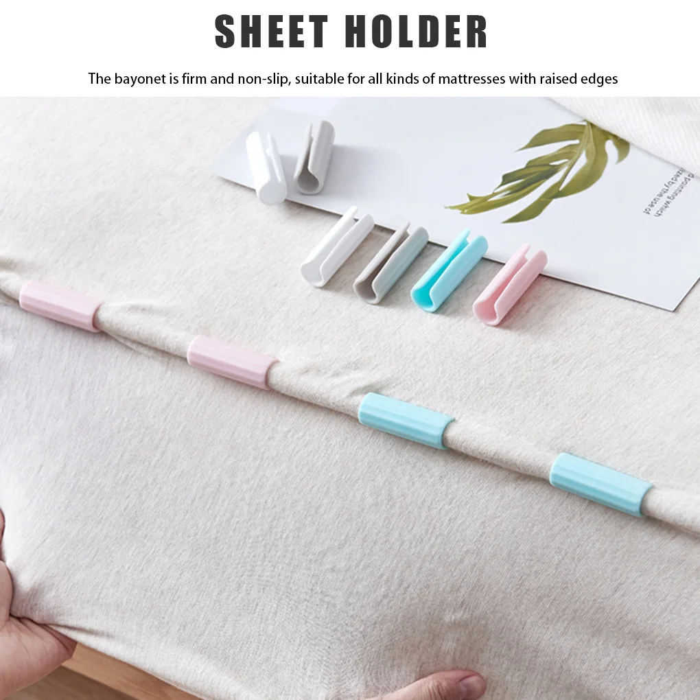 12pcs Bed Sheet Clips Plastic Slip-Resistant Clamp Quilt Bed Cover Fasteners Mattress Holder For Sheets Home Bedroom Clothes Peg
12pcs Bed Sheet Clips Plastic Slip-Resistant Clamp Quilt Bed Cover Fasteners Mattress Holder For Sheets Home Bedroom Clothes Peg