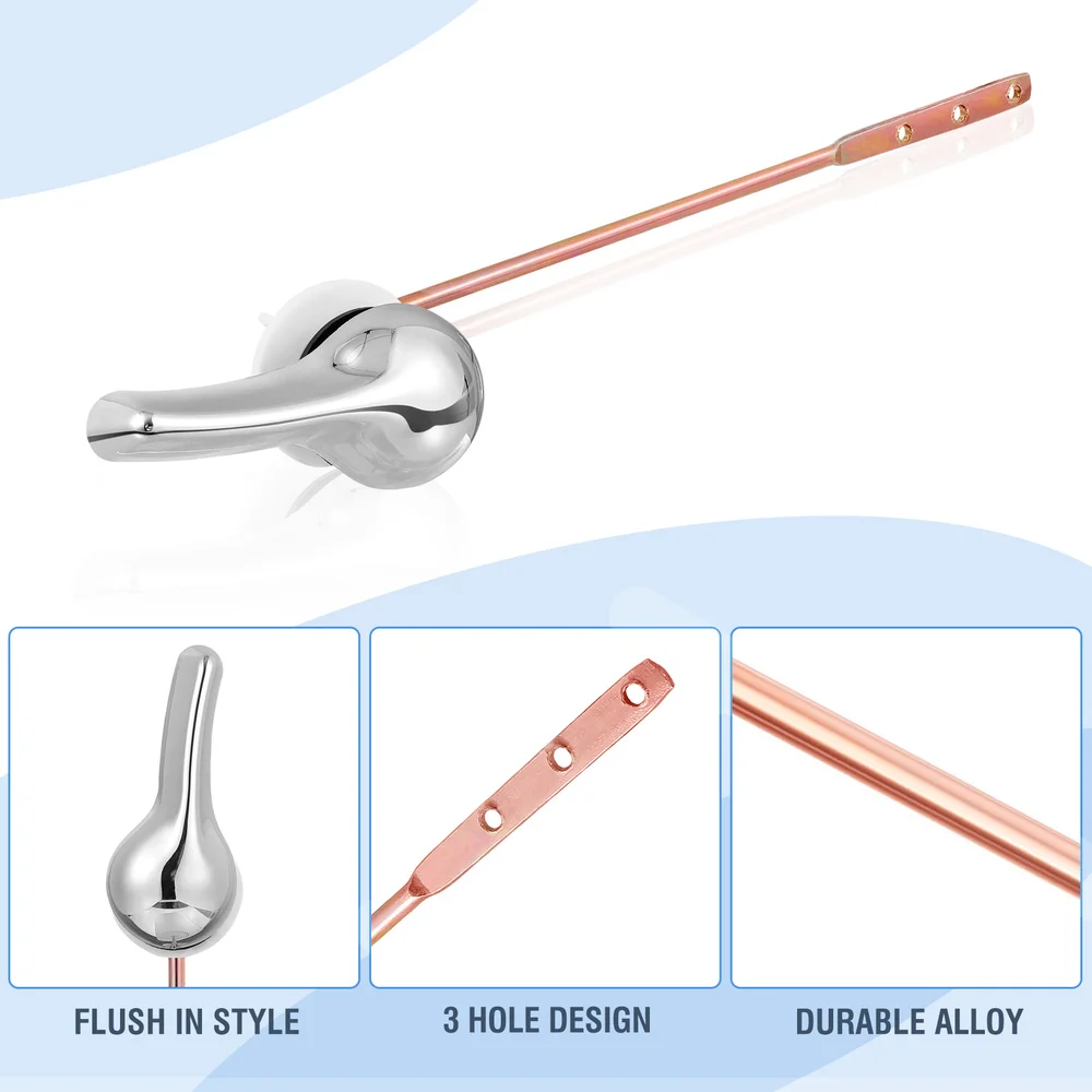 VILLCASE 4pcs Toilet Tank Accessories Durable Practical Toilet Handle Replacement Toilt Tank Switch
VILLCASE 4pcs Toilet Tank Accessories Durable Practical Toilet Handle Replacement Toilt Tank Switch