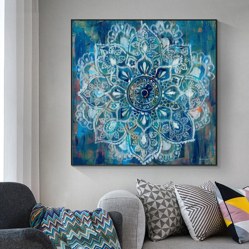 Modern Bright Color Canvas Painting Abstract Mandala Flower Posters and Prints Wall Art Pictures for Living Room Decor Cuadros
Modern Bright Color Canvas Painting Abstract Mandala Flower Posters and Prints Wall Art Pictures for Living Room Decor Cuadros