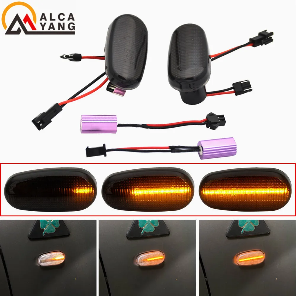 For Alfa Romeo Mito 955 147 GT 937 Fiat Bravo 2 Dynamic LED Side Marker Lights Arrow Turn Signal Flashing Blinker Lamp 2Pcs
For Alfa Romeo Mito 955 147 GT 937 Fiat Bravo 2 Dynamic LED Side Marker Lights Arrow Turn Signal Flashing Blinker Lamp 2Pcs