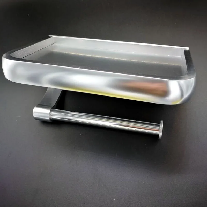 CN Space Aluminum Tissue Holder Hotel Bathroom Double Roll Paper Rack Modern Simple Toilet Paper Holder Phone Storage Wall Shelf
CN Space Aluminum Tissue Holder Hotel Bathroom Double Roll Paper Rack Modern Simple Toilet Paper Holder Phone Storage Wall Shelf