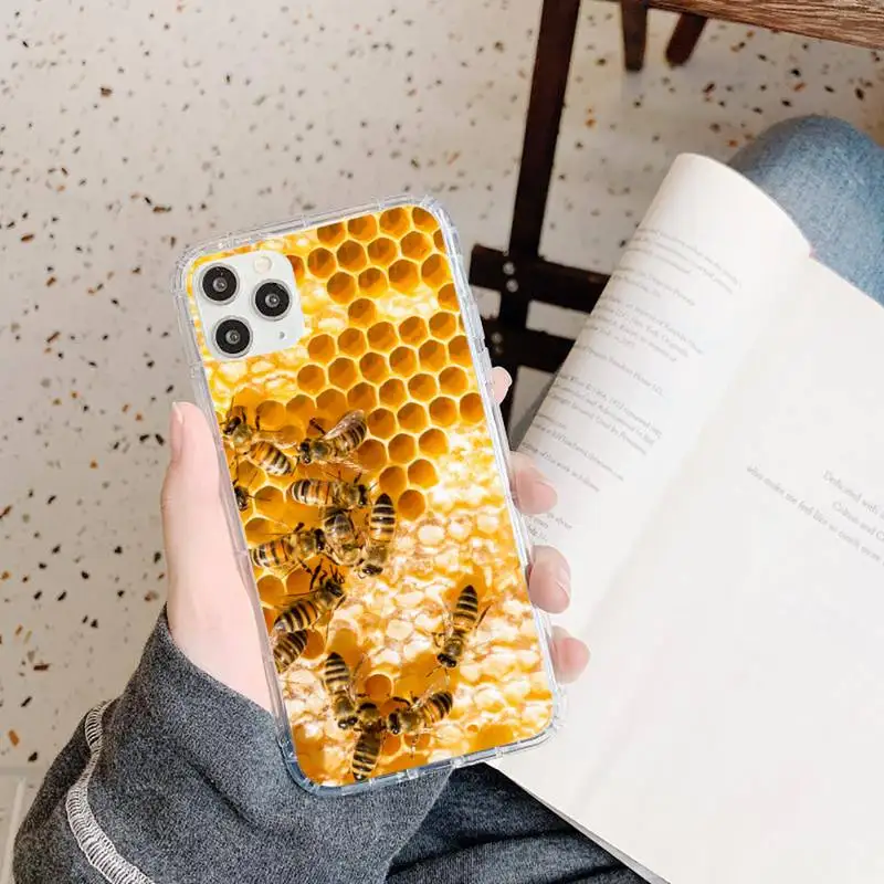 Bumble Bee Honeycomb yellow pattern Phone Case Transparent soft For iphone 5 5s 5c se 6 6s 7 8 11 12 plus mini x xs xr pro max
Bumble Bee Honeycomb yellow pattern Phone Case Transparent soft For iphone 5 5s 5c se 6 6s 7 8 11 12 plus mini x xs xr pro max