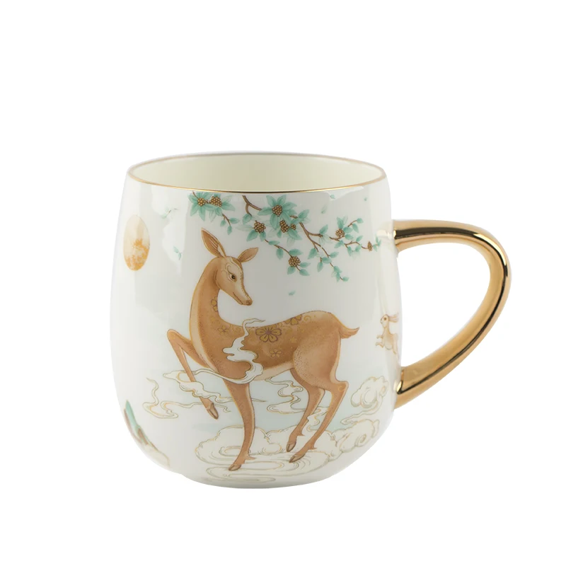 Chinese-style personality creativity simplicity ceramic mugs coffee cups, household high-quality creative new bone China cups.
Chinese-style personality creativity simplicity ceramic mugs coffee cups, household high-quality creative new bone China cups.