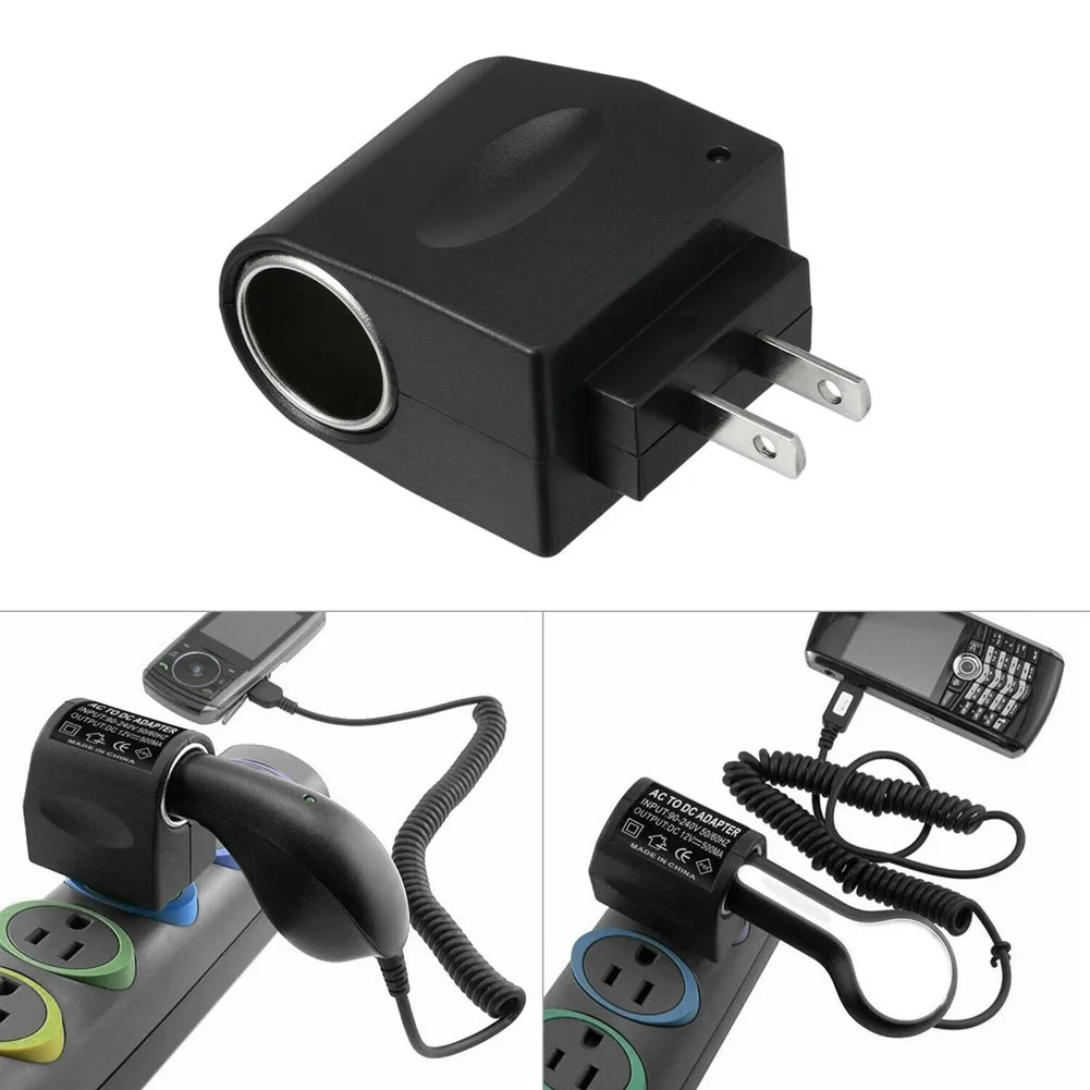 90-240V AC Plug To 12V DC Car Cigar Lighter Converter Socket Adapter Charger Car Charger Cigar Lighter US Plug
90-240V AC Plug To 12V DC Car Cigar Lighter Converter Socket Adapter Charger Car Charger Cigar Lighter US Plug