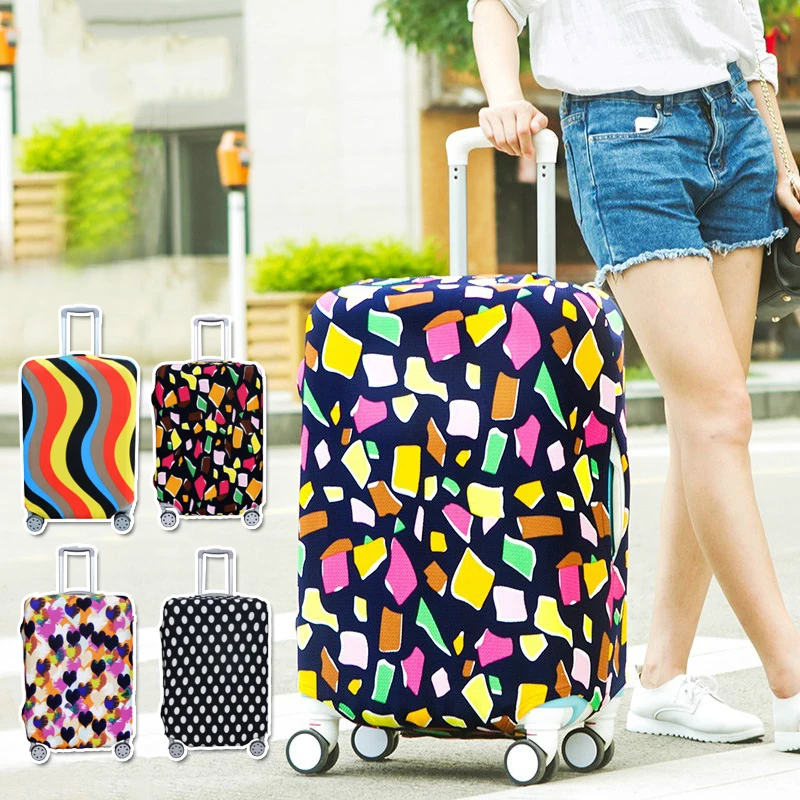 Elastic Dustproof Cover For Trunk Case Fashion Suitcase Protective Trolley Baggage Covers Travel Luggage Accessories
Elastic Dustproof Cover For Trunk Case Fashion Suitcase Protective Trolley Baggage Covers Travel Luggage Accessories