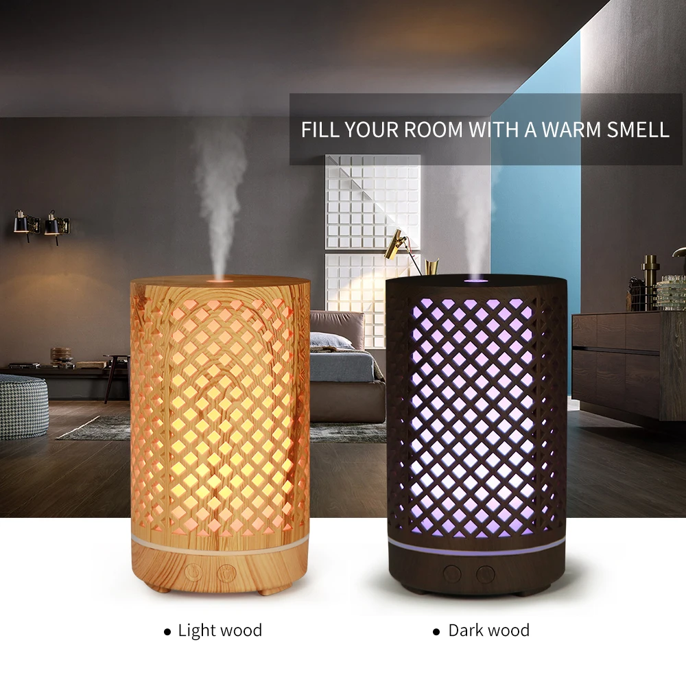 FUNHO Electric Aromatherapy Essential Oil Diffuser Ultrasonic Air Humidifier Cool Mist Maker Mini LED Light For Home Office | Бытовая