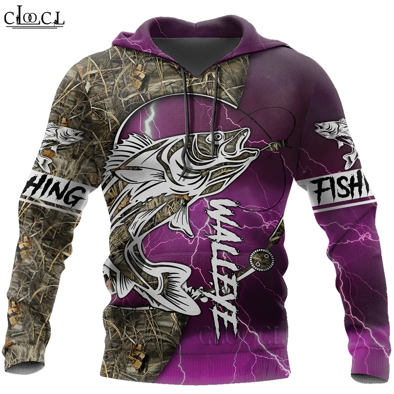 CLOOCL Newest Popular Walleye Fishing 3D Printed Pullover Men for Women Hoodies Harajuku Tracksuit Pullover Drop Shipping
CLOOCL Newest Popular Walleye Fishing 3D Printed Pullover Men for Women Hoodies Harajuku Tracksuit Pullover Drop Shipping