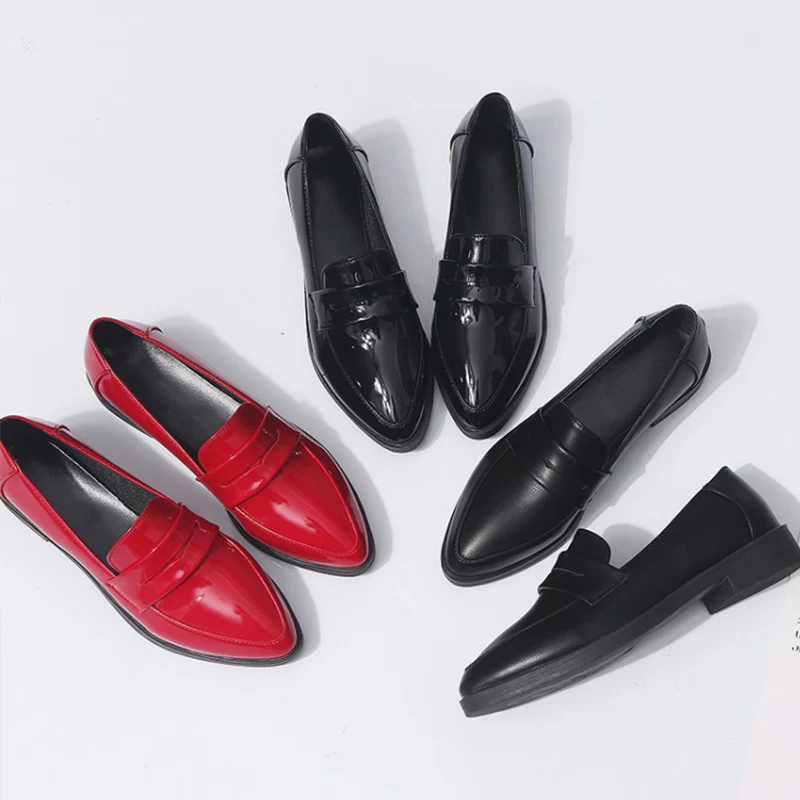 Autumn Shoes Women Thick Low Heels Shallow Pu Loafers Female Slip On Casual Comfort Oxford Shoes Ladies Fashion Footwear
Autumn Shoes Women Thick Low Heels Shallow Pu Loafers Female Slip On Casual Comfort Oxford Shoes Ladies Fashion Footwear