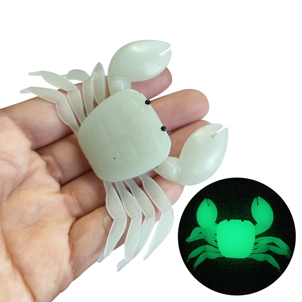 6-pieces Soft Fishing Lure Glow Crab Baits 3.5g 7g 13.5g Luminous Soft Bait 3-D Crab Swimbaits Artificial Silicone Bait
6-pieces Soft Fishing Lure Glow Crab Baits 3.5g 7g 13.5g Luminous Soft Bait 3-D Crab Swimbaits Artificial Silicone Bait