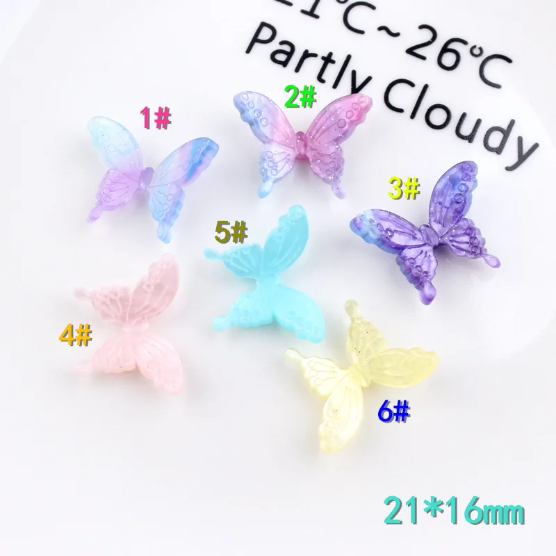 Gradient butterfly acrylic accessories resin butterfly flatback DIY scrapbooking accessories crafts 
Gradient butterfly acrylic accessories resin butterfly flatback DIY scrapbooking accessories crafts