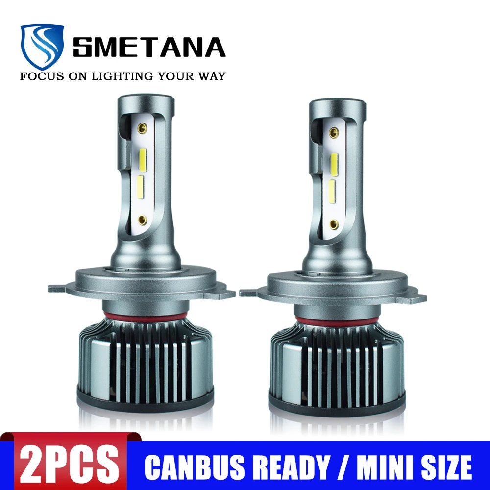 SMETANA 2Pcs H4 LED Headlight Bulbs with Samsung Chips Motorcycle headlight H7 H1 H11 H9 9005 Led Car Headlamp 14000LM 6000K
SMETANA 2Pcs H4 LED Headlight Bulbs with Samsung Chips Motorcycle headlight H7 H1 H11 H9 9005 Led Car Headlamp 14000LM 6000K
