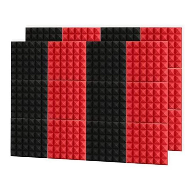 24 Pcs Acoustic Foam Panels,Noise Reduction Wall Panels,Fire and Sound Insulation Pyramid Studio Foam,for Studios,Etc
24 Pcs Acoustic Foam Panels,Noise Reduction Wall Panels,Fire and Sound Insulation Pyramid Studio Foam,for Studios,Etc