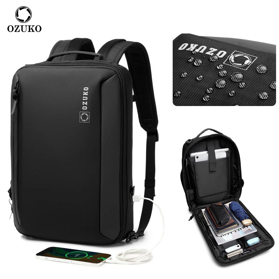 OZUKO Simple Backpack Male Waterproof Shoulder Bag 15.6 Inch Laptop Bag for Student Teenager Schoolbag Causal Crossbody Pack
OZUKO Simple Backpack Male Waterproof Shoulder Bag 15.6 Inch Laptop Bag for Student Teenager Schoolbag Causal Crossbody Pack