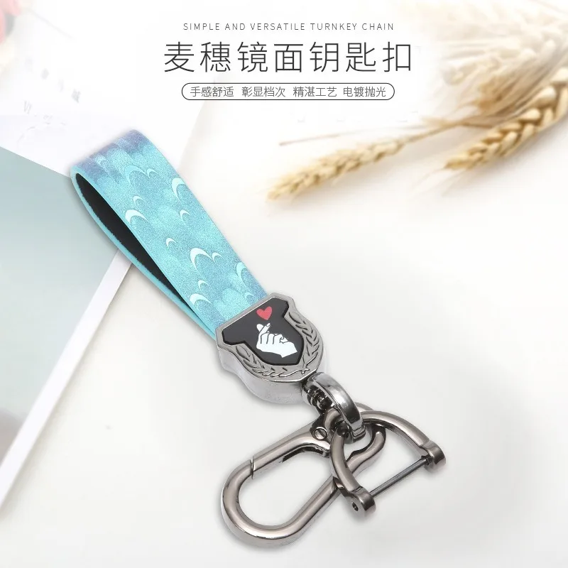 New brand car key chain horseshoe buckle wheat spike metal creative key ring
New brand car key chain horseshoe buckle wheat spike metal creative key ring