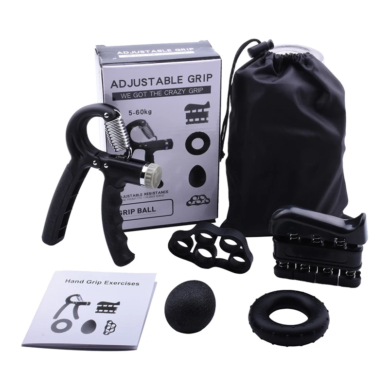 5PC/Set Gym Fitness Adjustable Hand Grip Set Finger Forearm Strength Muscle Recovery Heavy Hand Gripper Exercise Trainer
5PC/Set Gym Fitness Adjustable Hand Grip Set Finger Forearm Strength Muscle Recovery Heavy Hand Gripper Exercise Trainer