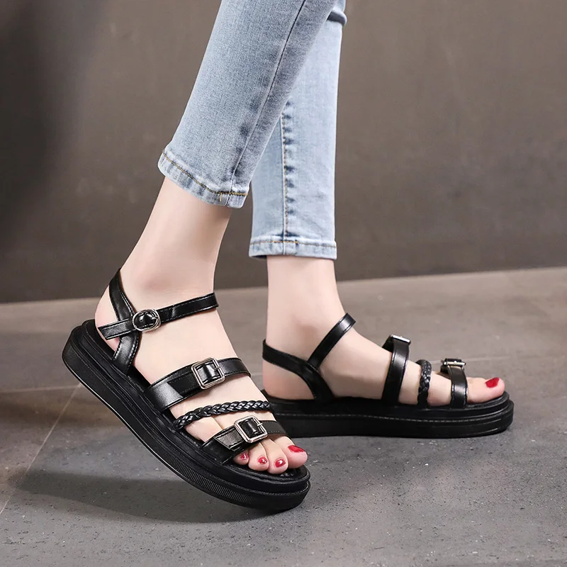 Comfort Shoes for Women Beige Heeled Sandals Clogs Wedge Breathable 2021 Summer Med All-Match Black Platform Girls Thick Medium
Comfort Shoes for Women Beige Heeled Sandals Clogs Wedge Breathable 2021 Summer Med All-Match Black Platform Girls Thick Medium
