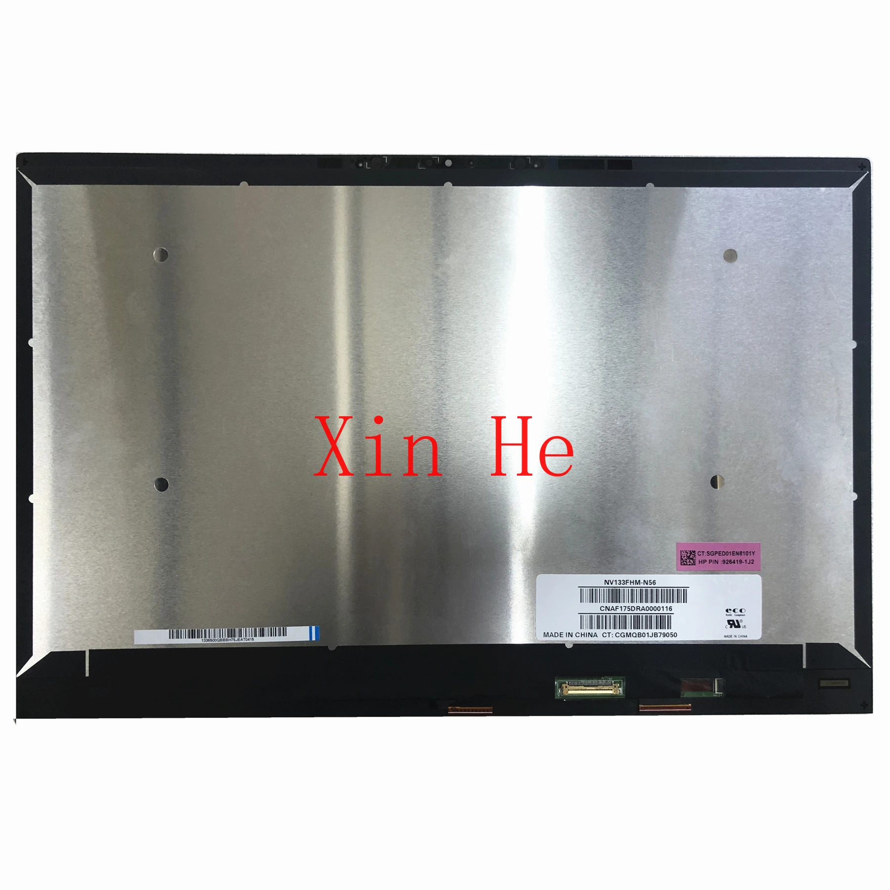 NV133FHM-N56 13.3''Laptop LCD Touch Screen Digitizer Assembly for HP P/N: 926419-1J2 1920*1080 EDP 30 Pins
NV133FHM-N56 13.3''Laptop LCD Touch Screen Digitizer Assembly for HP P/N: 926419-1J2 1920*1080 EDP 30 Pins