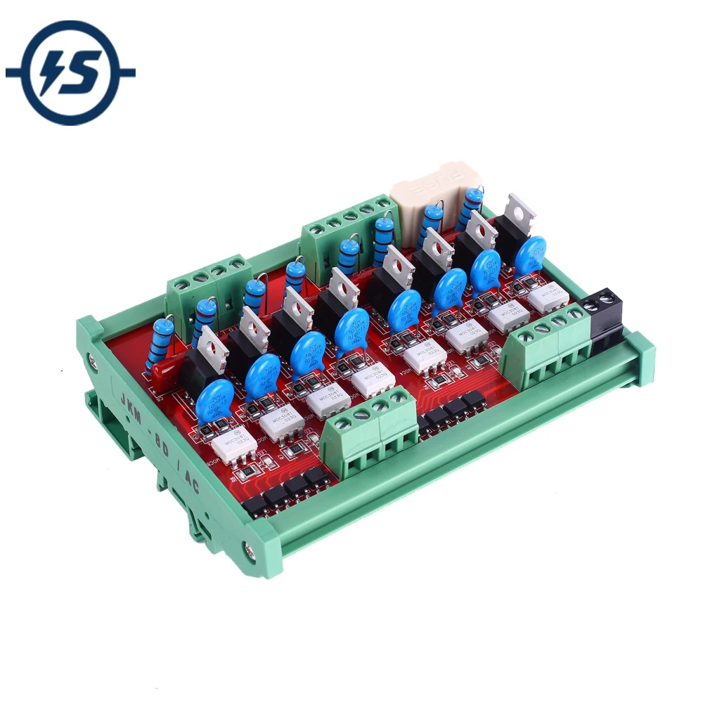 8-канальный PLC AC усилитель доска Вход сигнала 0V/24V Бесконтактный твердотельные реле Модуль тиристорный Оптрон
8-канальный PLC AC усилитель доска Вход сигнала 0V/24V Бесконтактный твердотельные реле Модуль тиристорный Оптрон