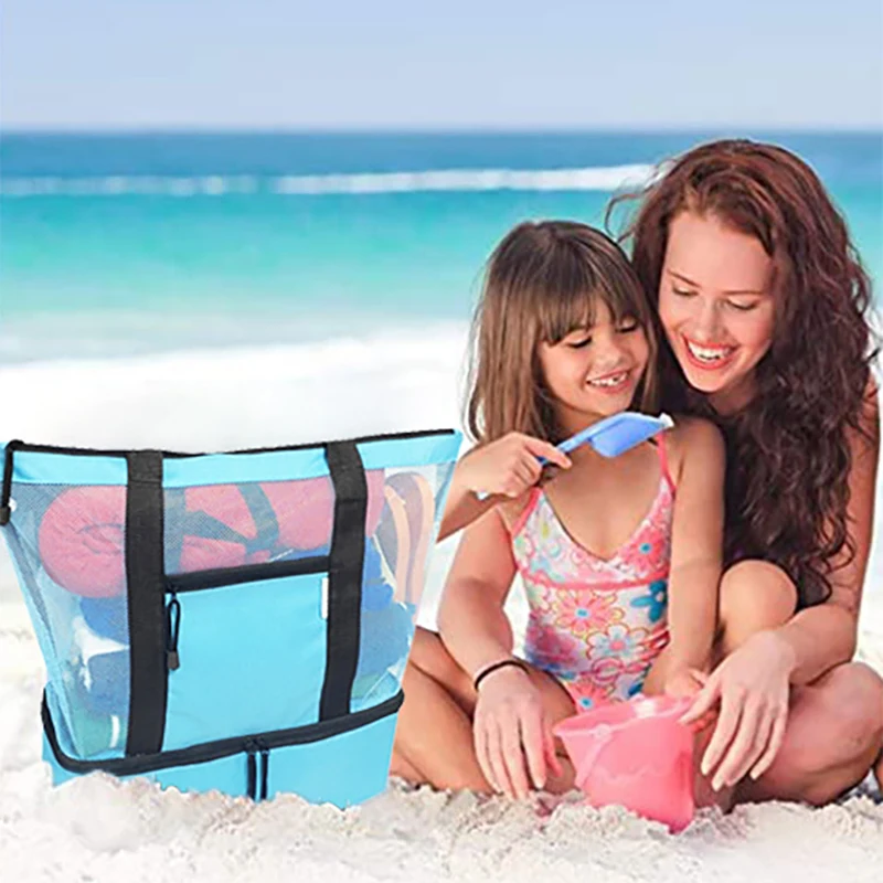 Thermal Beach Bags Mesh with Built-in Waterproof Beach Cooler Bags Insulation Zipper Pouch Ultra Durable Large Summer Must-have
Thermal Beach Bags Mesh with Built-in Waterproof Beach Cooler Bags Insulation Zipper Pouch Ultra Durable Large Summer Must-have