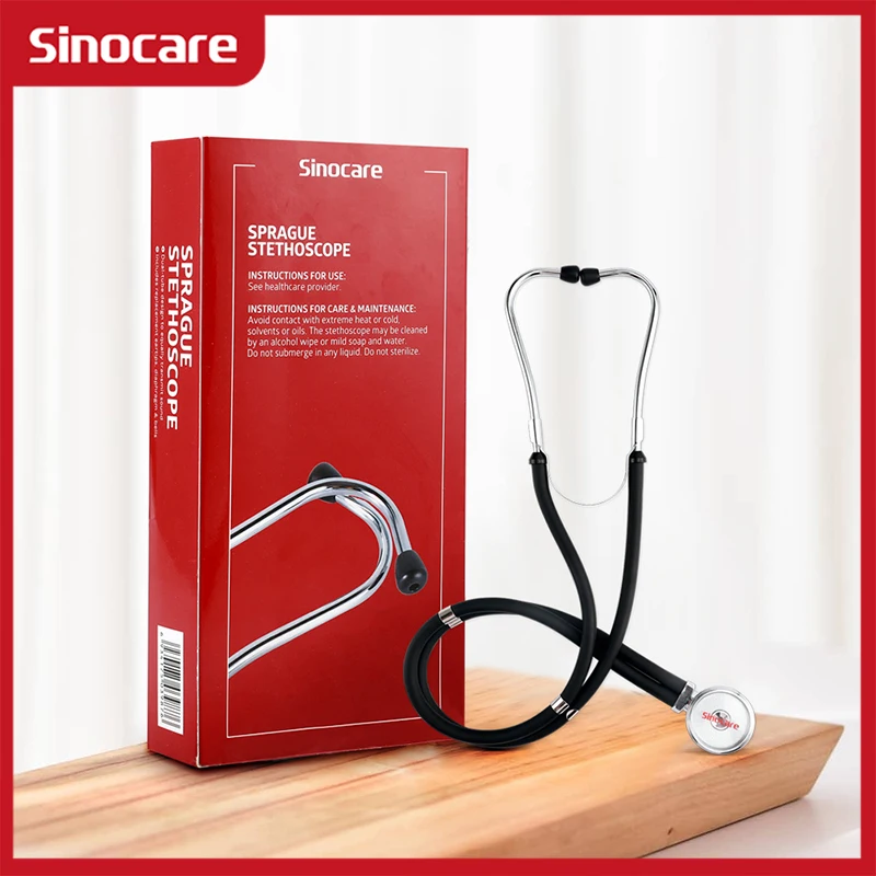 Sinocare Double Sided Stethoscope Portable Professional Cardiology Stethoscope Medical Equipment Nurse Doctor Stethoscope
Sinocare Double Sided Stethoscope Portable Professional Cardiology Stethoscope Medical Equipment Nurse Doctor Stethoscope