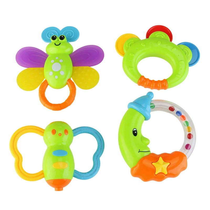 9Pcs Baby Rattle and Teether Easy Grip, Baby Toy Baby Activity Toys Gift Set
9Pcs Baby Rattle and Teether Easy Grip, Baby Toy Baby Activity Toys Gift Set