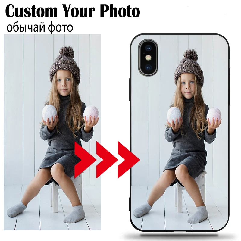 Чехол для телефона на заказ фото huawei p smart Y5 Y6 Y7 Y9 G9 Prime 2017 2018 2019 TPU черный чехол с