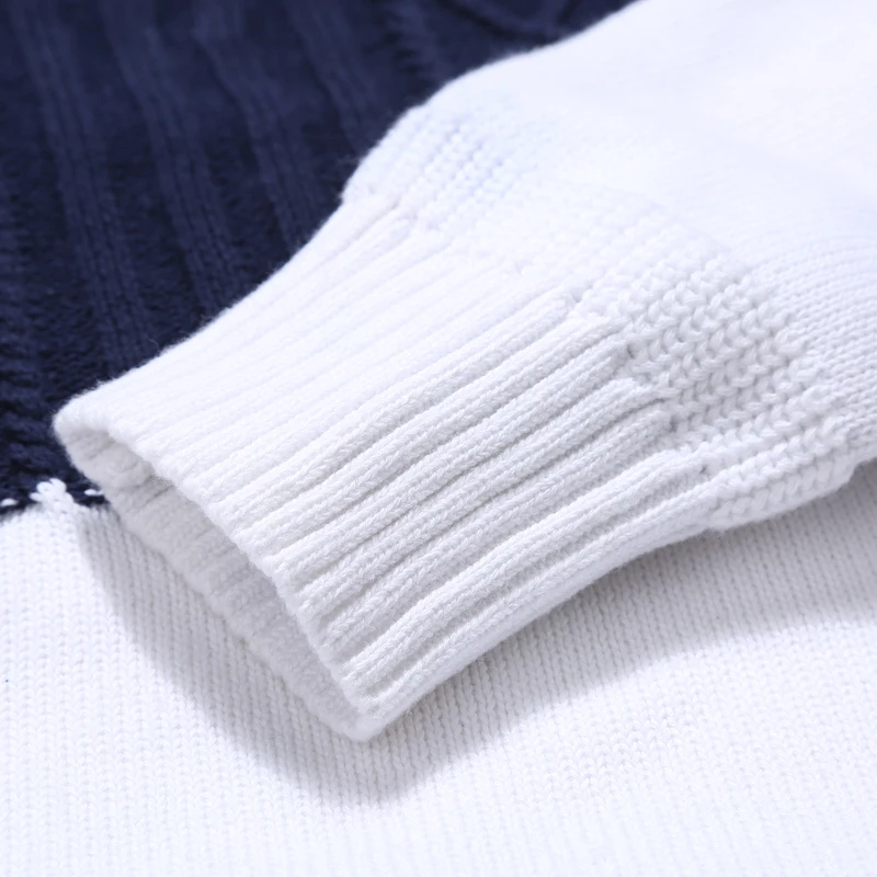 New Autumn Winter Fashion Casual Sweater O-Neck Long Sleeve Patchwork Slim Fit Knitted Mens Cotton Sweaters Pullovers 2XL
New Autumn Winter Fashion Casual Sweater O-Neck Long Sleeve Patchwork Slim Fit Knitted Mens Cotton Sweaters Pullovers 2XL