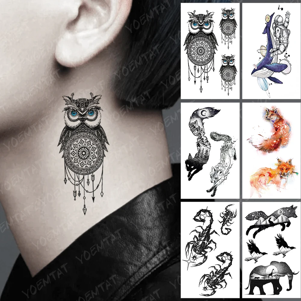 Waterproof Temporary Tattoo Sticker Dream Catcher Owl Flash Tatoo Music Fox Forest Bird Arm Wrist Fake Tatto For Body Art Women
Waterproof Temporary Tattoo Sticker Dream Catcher Owl Flash Tatoo Music Fox Forest Bird Arm Wrist Fake Tatto For Body Art Women