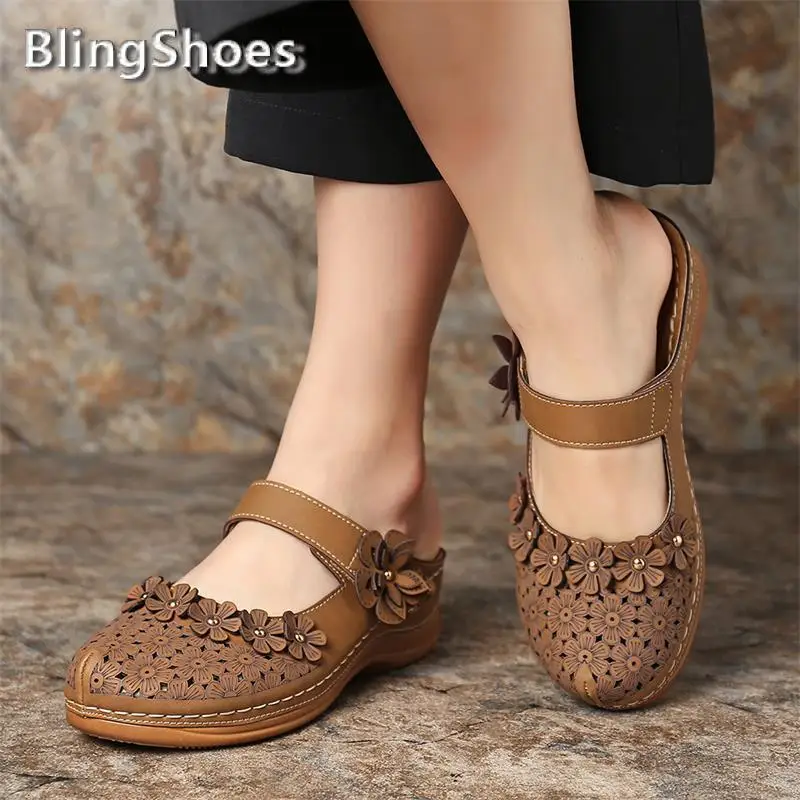 2021 Summer Women Flat sandals women shoes Flower Round Toe Ladies Shoes Plus Size Super Soft Hollow Out Female Buckle sandals
2021 Summer Women Flat sandals women shoes Flower Round Toe Ladies Shoes Plus Size Super Soft Hollow Out Female Buckle sandals