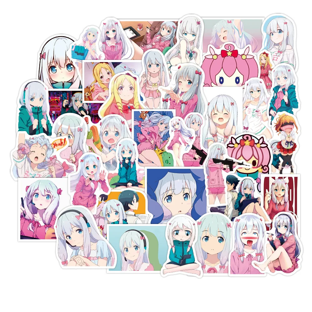 50Pcs Eromanga teacher Anime Stickers Cute Kawaii Izumi Sagiri Scrapbooking Sticker Anime Girls Stickers For Laptop Fridge Phone
50Pcs Eromanga teacher Anime Stickers Cute Kawaii Izumi Sagiri Scrapbooking Sticker Anime Girls Stickers For Laptop Fridge Phone