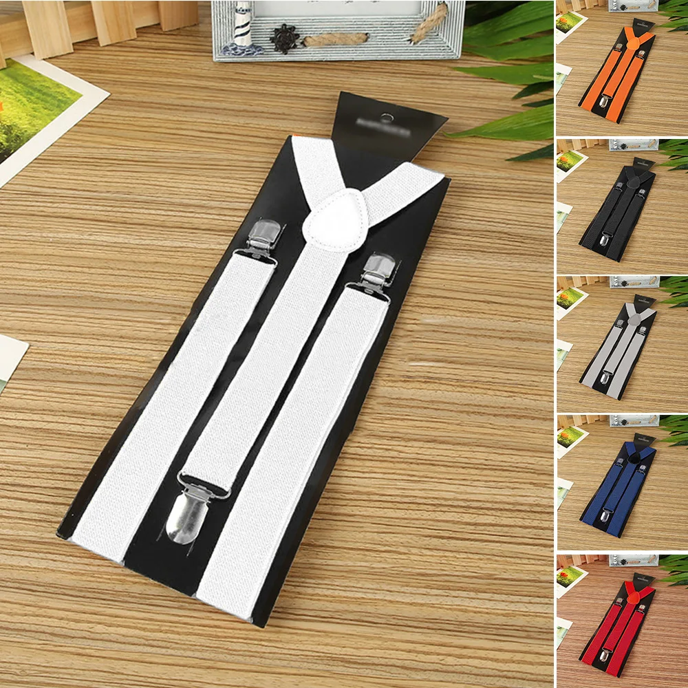 Women Men Elastic Suspenders Black Adjustable Braces Y-Back Clip-On High Quality Suspenders Unisex
Women Men Elastic Suspenders Black Adjustable Braces Y-Back Clip-On High Quality Suspenders Unisex