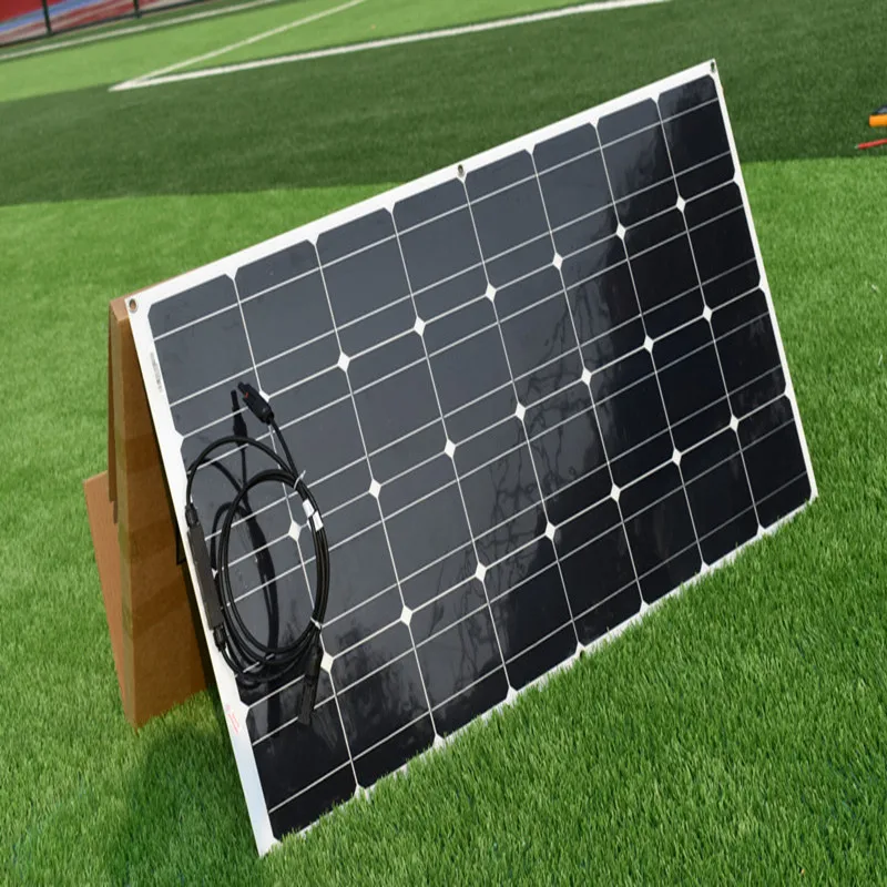 100W 200W Solar Panel PET Flexible Solar Panel Monocrystalline Solar Cell For 12v /24V Battery Charge PV Model For Boat Car Home
100W 200W Solar Panel PET Flexible Solar Panel Monocrystalline Solar Cell For 12v /24V Battery Charge PV Model For Boat Car Home