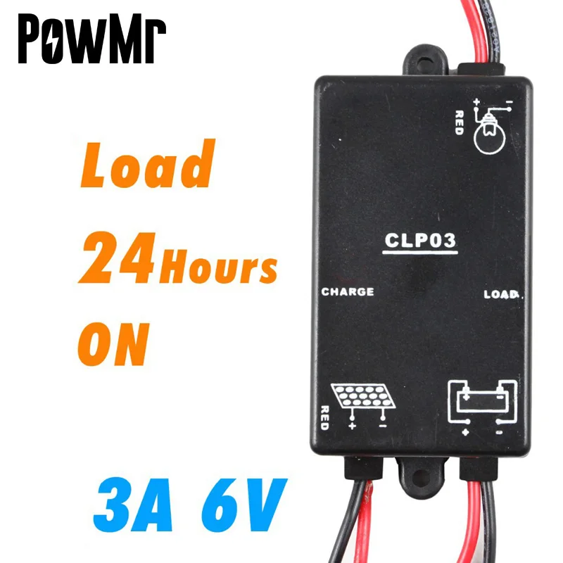 Mini 3A 6V Solar Charge Controller Load on 24hours charge and discharge PV battery Charge Regulator 3 Amps CMP-03
Mini 3A 6V Solar Charge Controller Load on 24hours charge and discharge PV battery Charge Regulator 3 Amps CMP-03