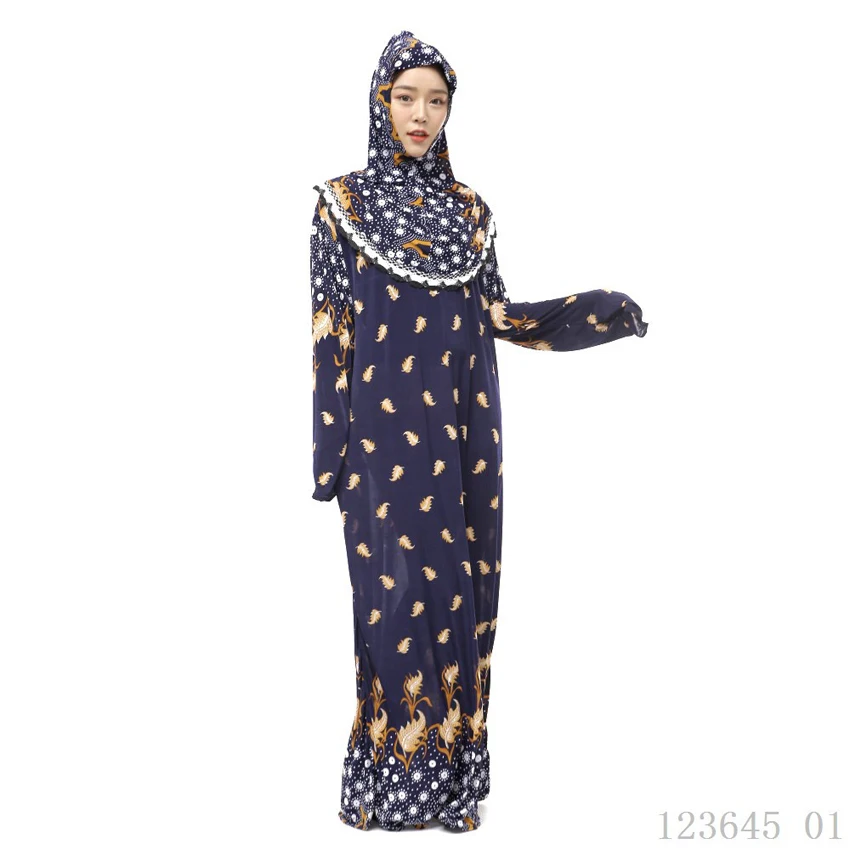 Muslim Full Cover Abaya Dress Islamic Traditional Hiijab+dress Clothing Set Female Thin Middle East Ramadan Prayer Random Color
Muslim Full Cover Abaya Dress Islamic Traditional Hiijab+dress Clothing Set Female Thin Middle East Ramadan Prayer Random Color