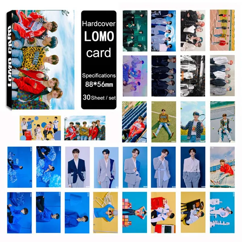 30Pcs/set KPOP AB6IX â…¥VID 2rd New Album Photobook Photo Card PVC Cards Self Made LOMO Card Photocards Postcard For Fans
30Pcs/set KPOP AB6IX â…¥VID 2rd New Album Photobook Photo Card PVC Cards Self Made LOMO Card Photocards Postcard For Fans
