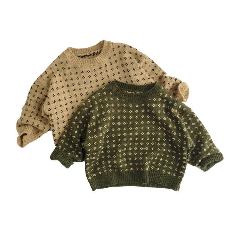 Autumn New Kids Clothes Boys Sweaters Brief Style Girls Pullover Floral Sweaters
Autumn New Kids Clothes Boys Sweaters Brief Style Girls Pullover Floral Sweaters