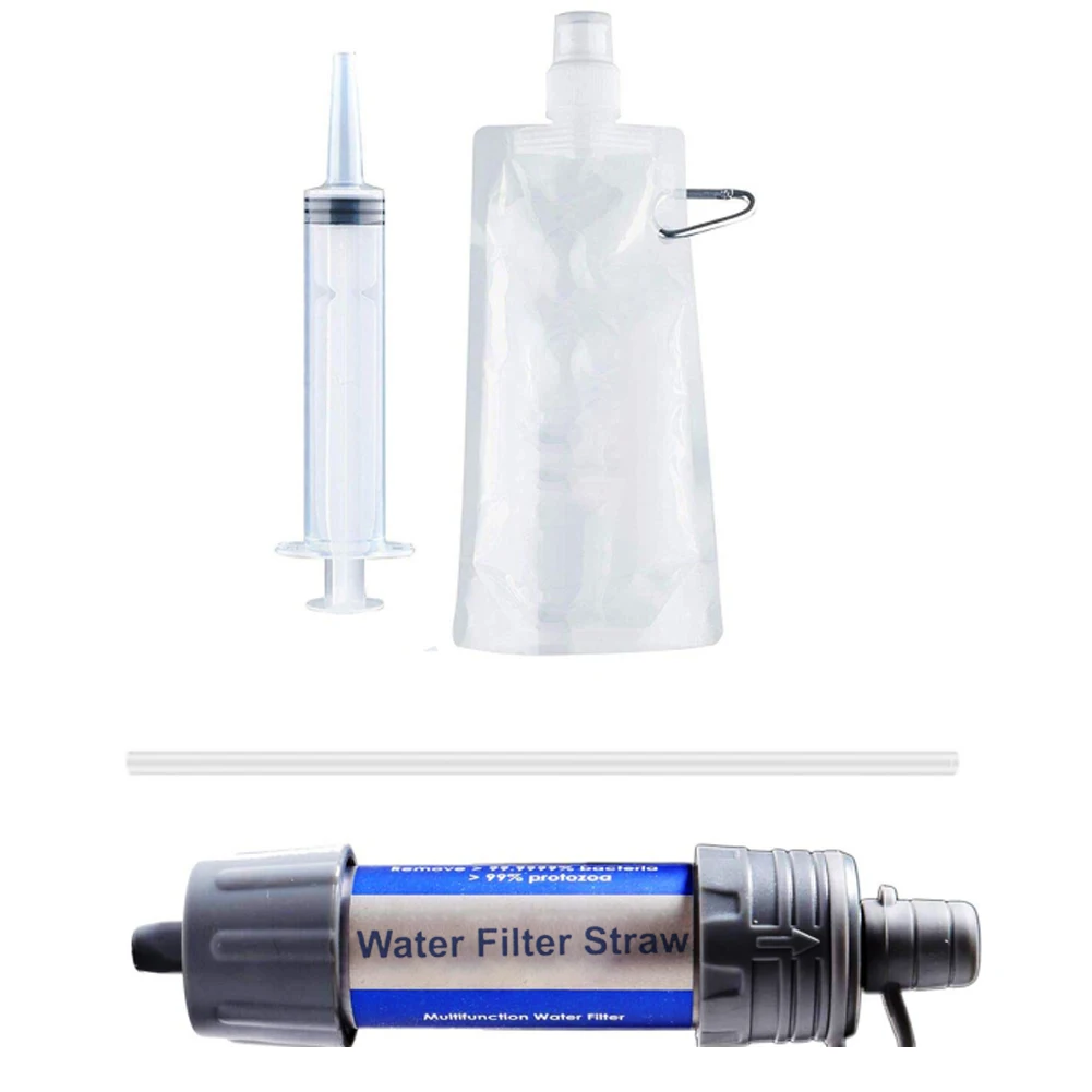 Camping Survival Water Filter Straws Outdoor Equipment Water Purifier Water Filtration System Emergency Hiking Accessories
Camping Survival Water Filter Straws Outdoor Equipment Water Purifier Water Filtration System Emergency Hiking Accessories