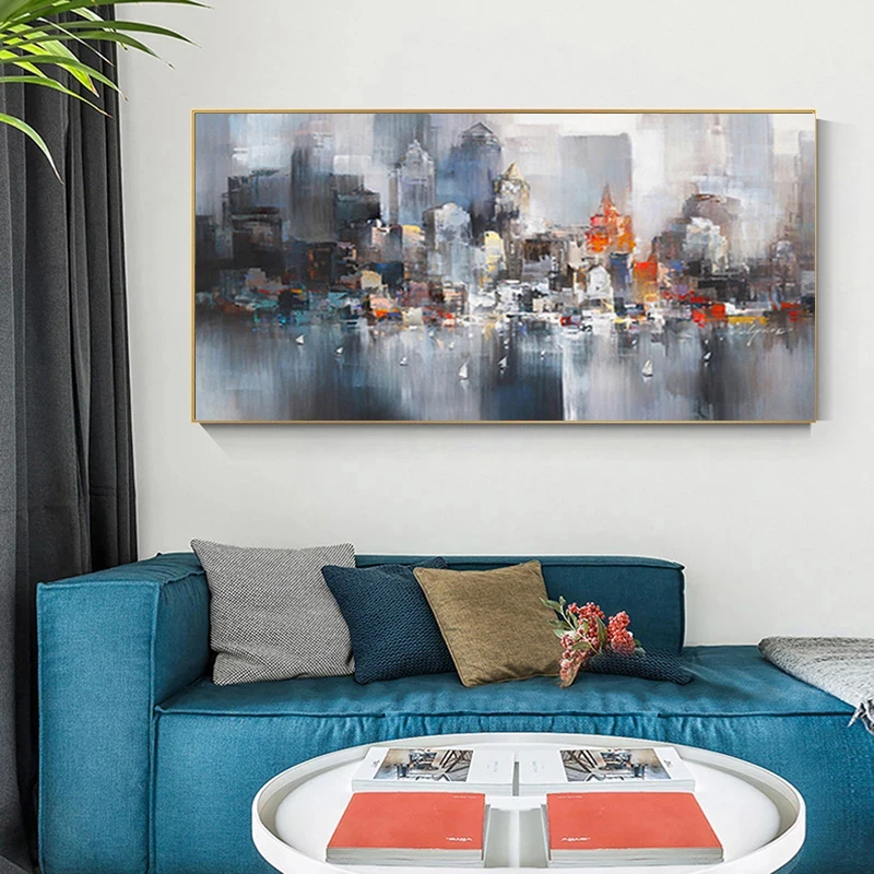 Abstract Oil Painting City Building Rain Boat Poster Scenery Pictures on Canvas Wall Art Cuadros for Living Room Decoration
Abstract Oil Painting City Building Rain Boat Poster Scenery Pictures on Canvas Wall Art Cuadros for Living Room Decoration