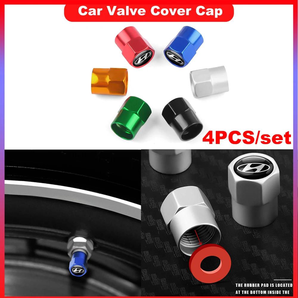 4PCS Car Badge Tire Valve Cap Sticker Dustproof Cover Accessories For Hyundai Santa Sonata Solaris Azera Creta I30 Ix25 Tucso
4PCS Car Badge Tire Valve Cap Sticker Dustproof Cover Accessories For Hyundai Santa Sonata Solaris Azera Creta I30 Ix25 Tucso