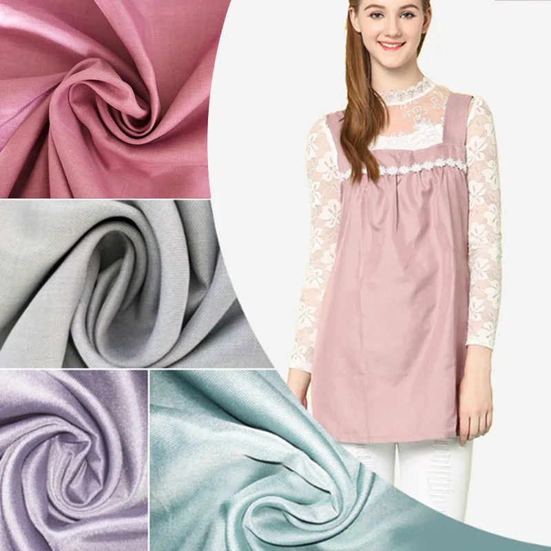 50% SILVER FIBER Stretchable FABRIC Radiation Protection Material Silver Conductive Fabric EMF RFID Blocking Fabric
50% SILVER FIBER Stretchable FABRIC Radiation Protection Material Silver Conductive Fabric EMF RFID Blocking Fabric