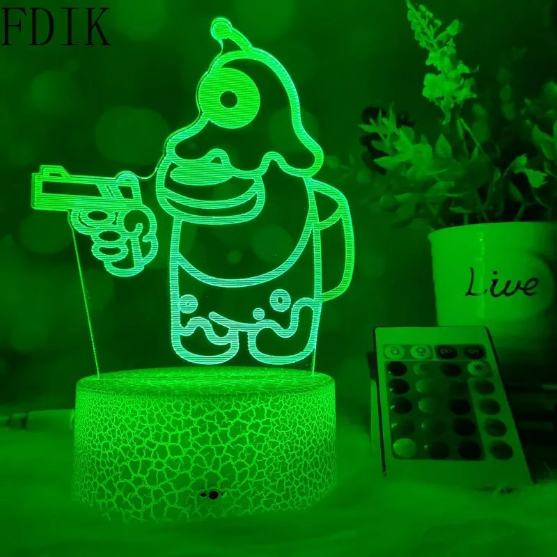 New 3D Night Light Among Us Game PVC Panel Colorful Crack Base Creative Led Visual Gift Bedroom Holiday Decoration Table Lamp
New 3D Night Light Among Us Game PVC Panel Colorful Crack Base Creative Led Visual Gift Bedroom Holiday Decoration Table Lamp