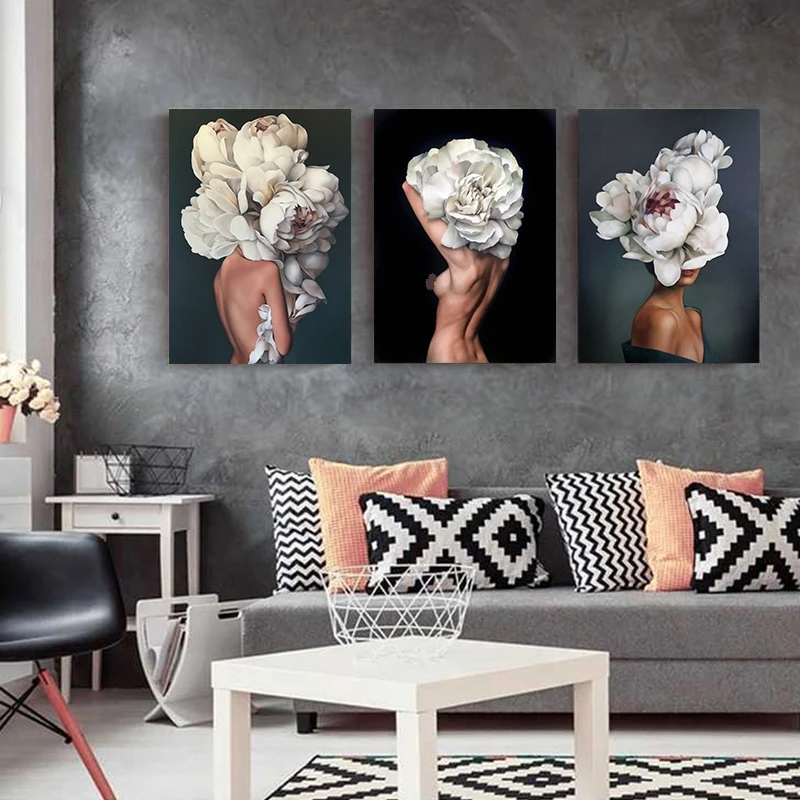 Wall Art Canvas Prints Flowers Feathers Woman Abstract Pictures HD Home Decor Paintings Living Room & Home Office Decoration
Wall Art Canvas Prints Flowers Feathers Woman Abstract Pictures HD Home Decor Paintings Living Room & Home Office Decoration
