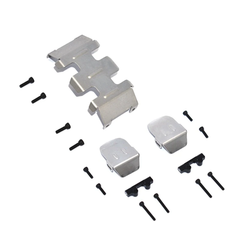 Stainless Steel Chassis Armor GearBox Axle Protector for 1/24 RC Crawler Axial SCX24 AXI90081 AXI00002 Upgrade Parts
Stainless Steel Chassis Armor GearBox Axle Protector for 1/24 RC Crawler Axial SCX24 AXI90081 AXI00002 Upgrade Parts