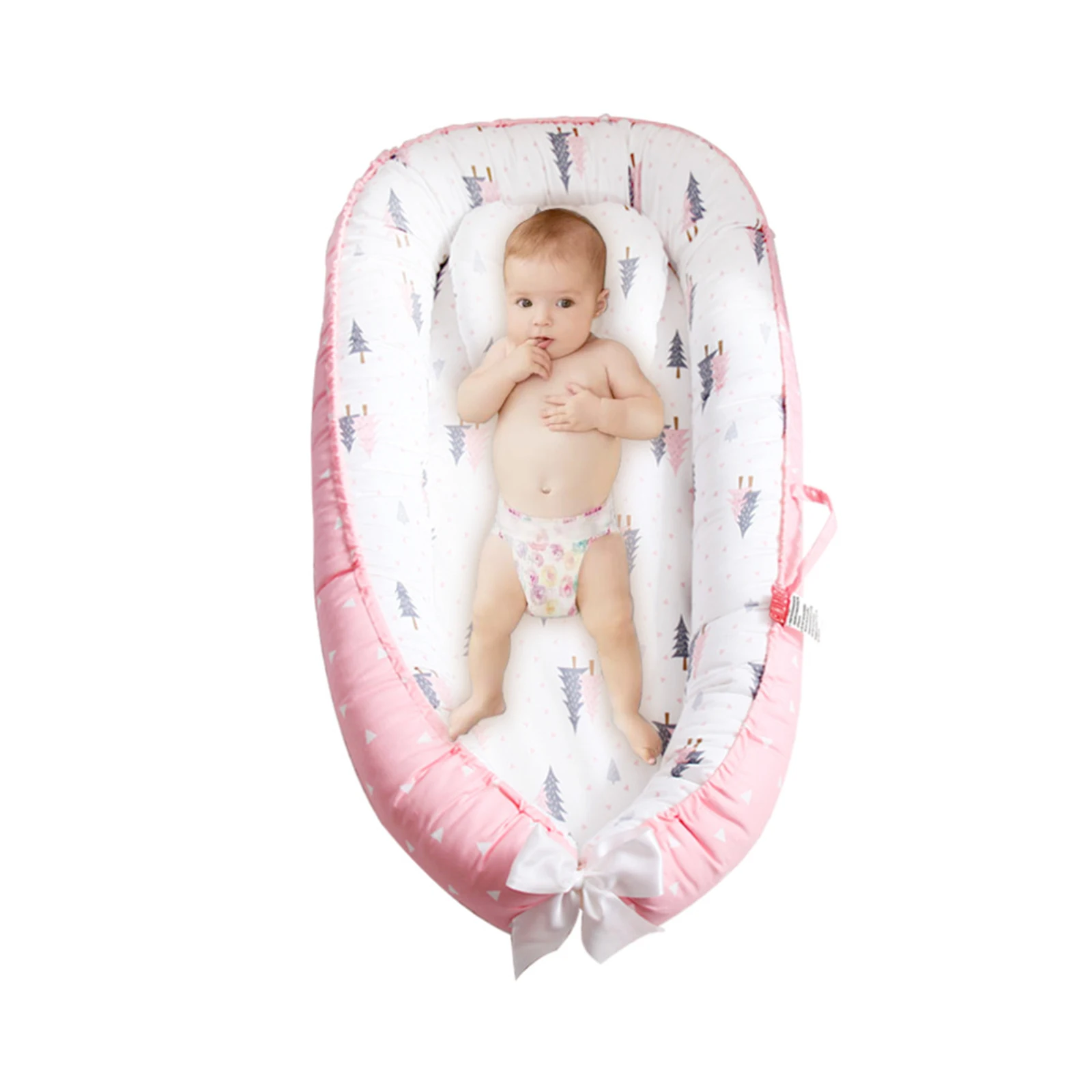 2021 Baby Nest for Newborn Soft Baby Lounger Bed Portable Toddler Sleep Pod with Pillow Breathable Choose for Co-Sleeping
2021 Baby Nest for Newborn Soft Baby Lounger Bed Portable Toddler Sleep Pod with Pillow Breathable Choose for Co-Sleeping