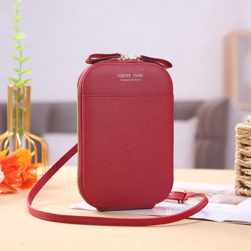 Ladies Wallet Messenger Bags Shoulder Simple Zipper Crossbody Bag Women Leather Purse Square Coin Pocket Cell Phone Pocket bolsa
Ladies Wallet Messenger Bags Shoulder Simple Zipper Crossbody Bag Women Leather Purse Square Coin Pocket Cell Phone Pocket bolsa